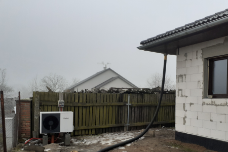 Tepelné čerpadlo z realizace